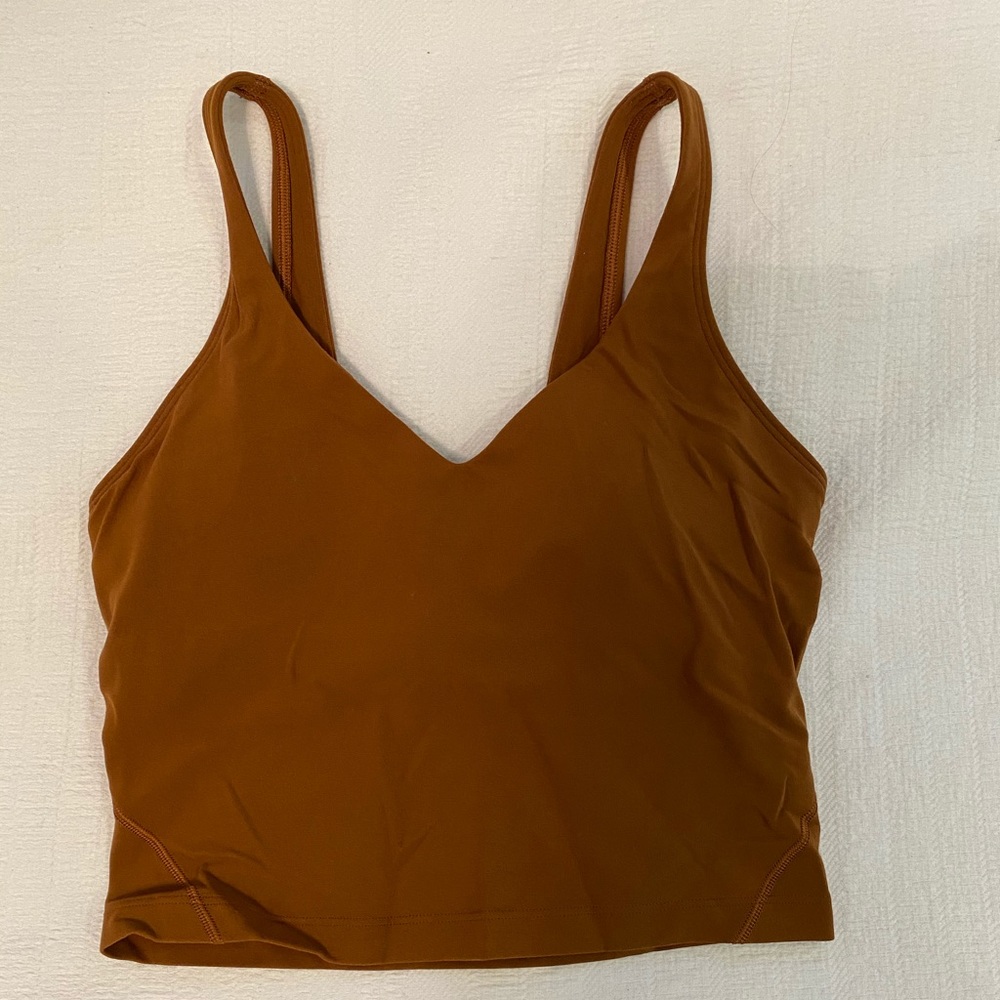 Lululemon Align Tank Size 4 Copper brown